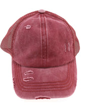 Load image into Gallery viewer, High Pony Burgandy
